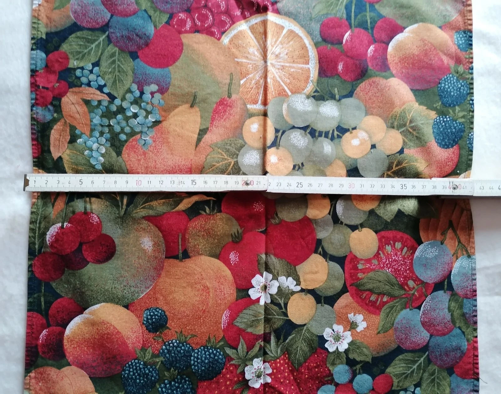 4 Vintage Summer Fruit Table Napkins – photo 5